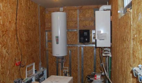Отопление. Система отопления частного дома из СИП-панелей